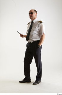 Jake Perry Pilot in Summer Uniform Pose 3 standing whole…